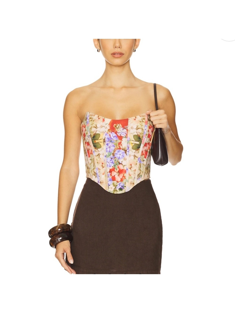 Falguni Shane Peacock x REVOLVE Corset Top in Springtime Whispers